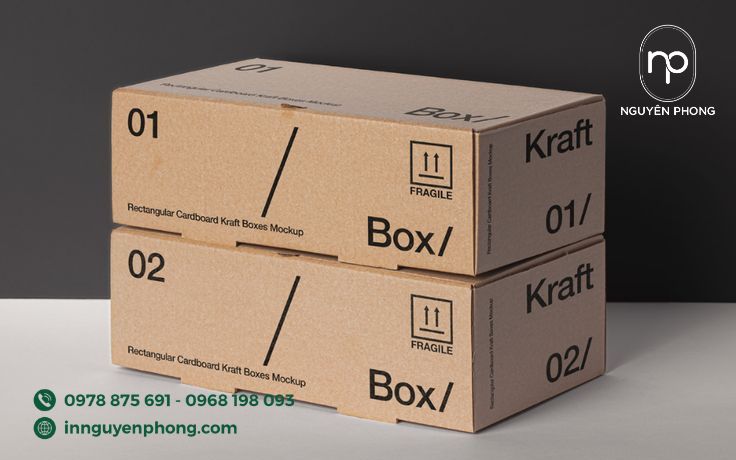 in thùng carton 5 lớp sóng BC chắc chắn đảm bảo hàng hóa